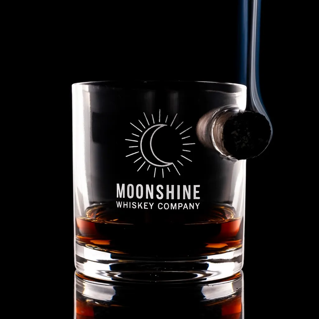 12.5 oz. Bespoke Cigar Glass — custom engraved