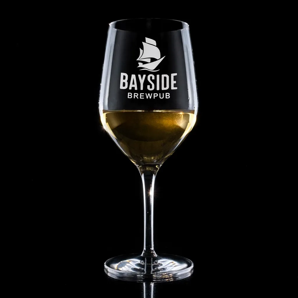 12.75 oz. Stolzle Ultra Wine — custom engraved
