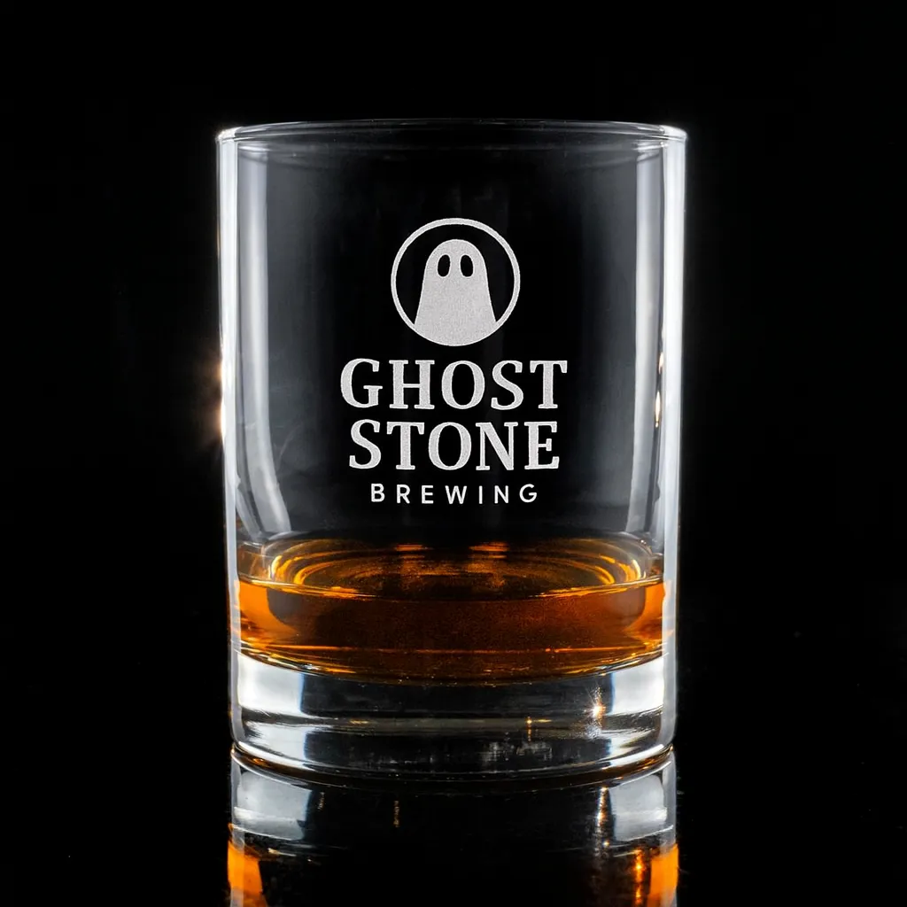 14.25 oz. Stolzle New York Bar Rocks — custom engraved
