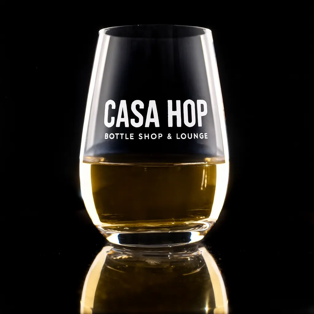 15.75 oz. Stolzle Stemless Wine Glass — custom engraved