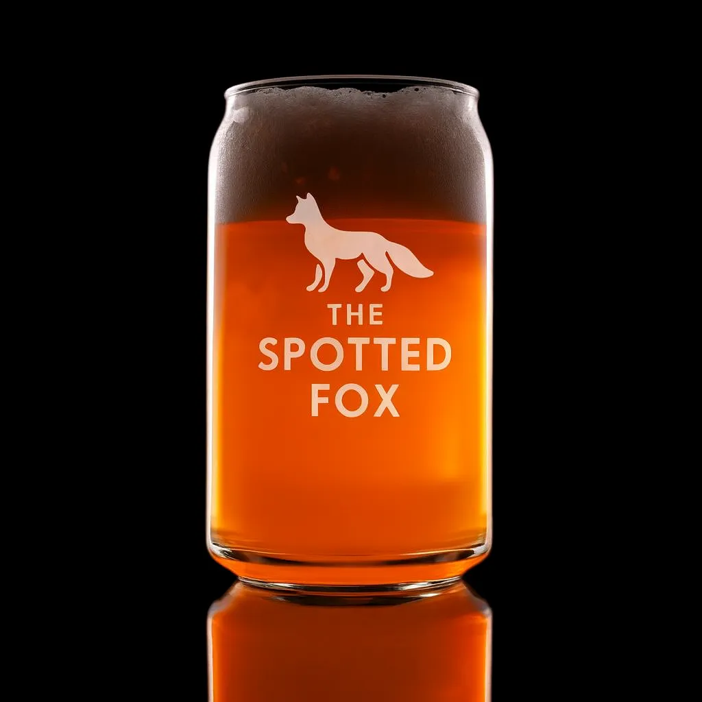 16 oz. Beer Can Glass — custom engraved