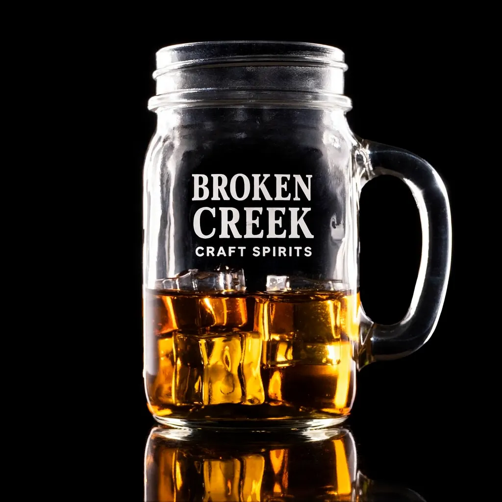 16 oz. Mason Mug — custom engraved