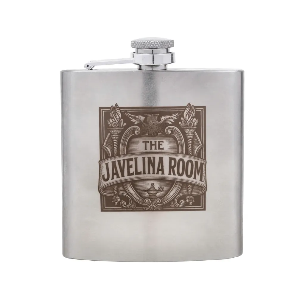 6 oz. Premium Stainless Steel Flask — custom engraved