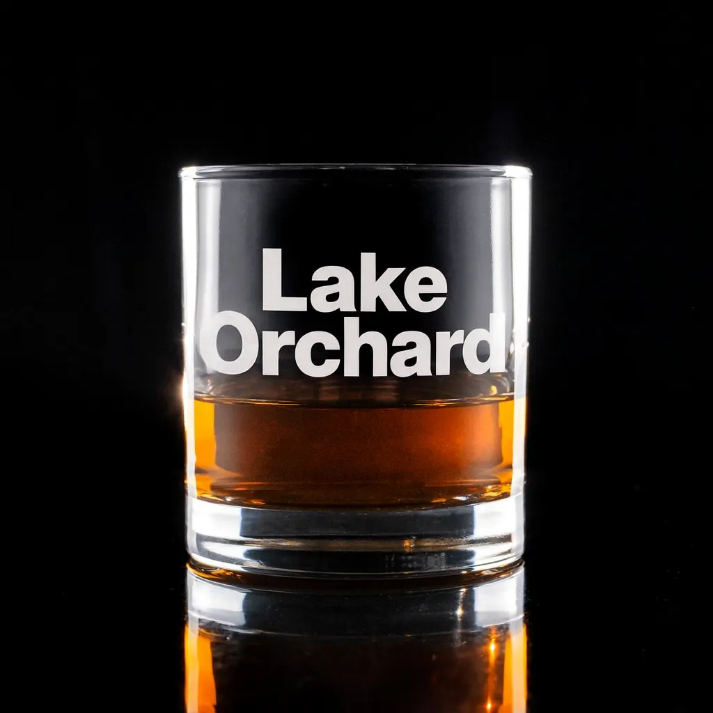 8.25 oz. BootLegger Bourbon — custom engraved