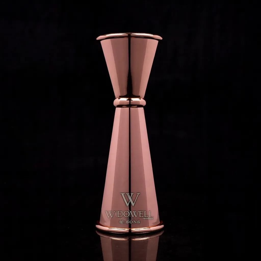 Copper Japanese Jigger — custom engraved