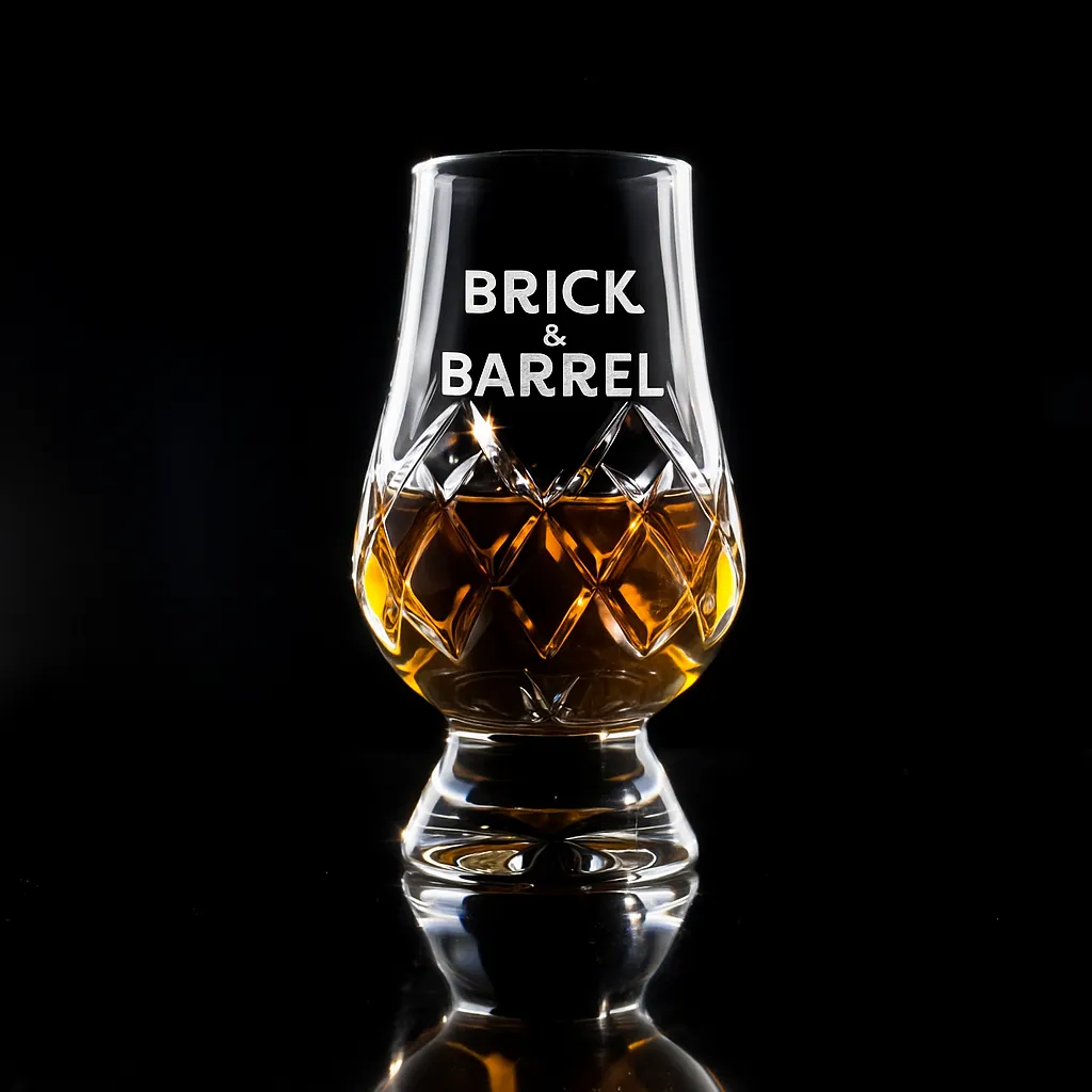 Glencairn Cut Crystal Glass — custom engraved