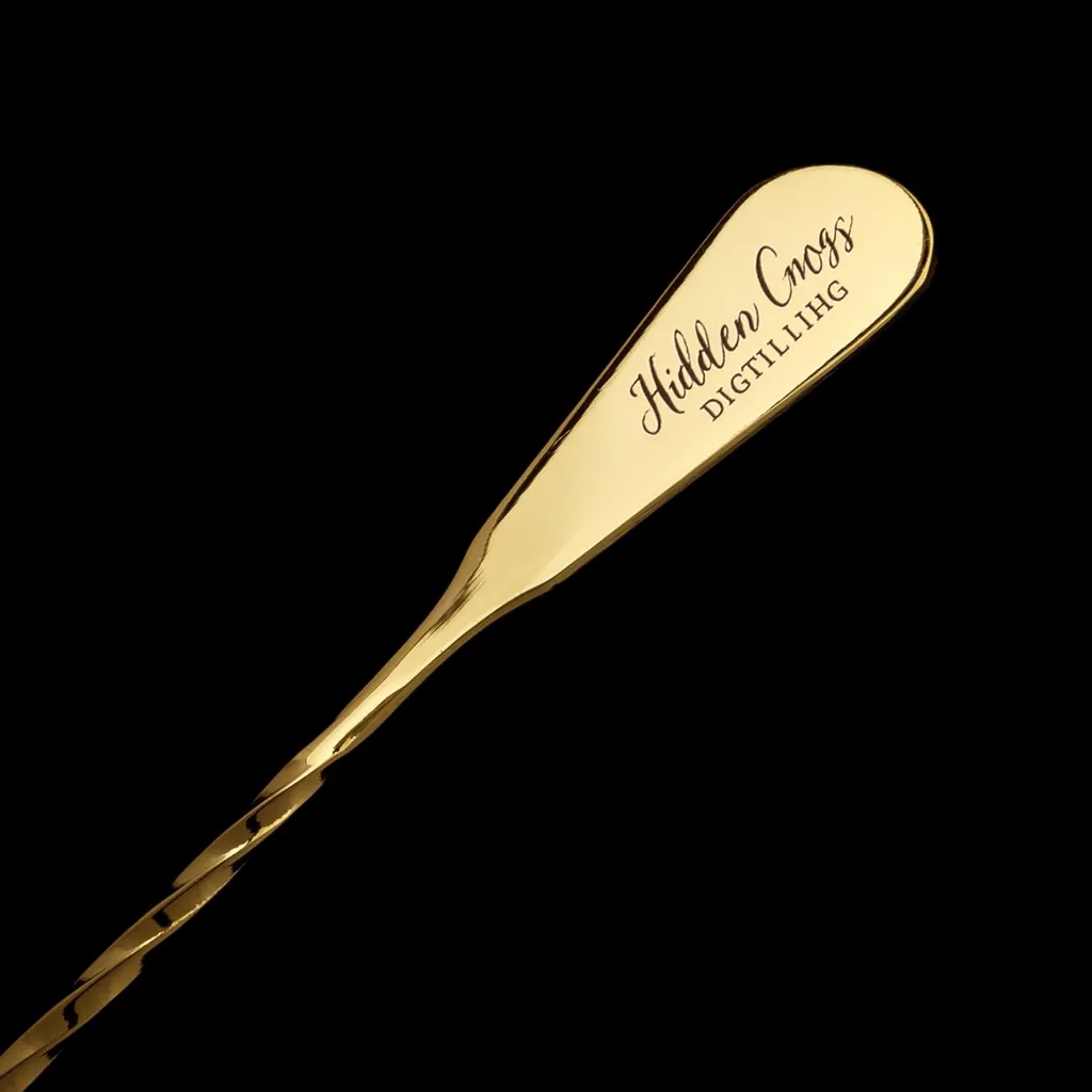 Gold Bar Spoon — custom engraved