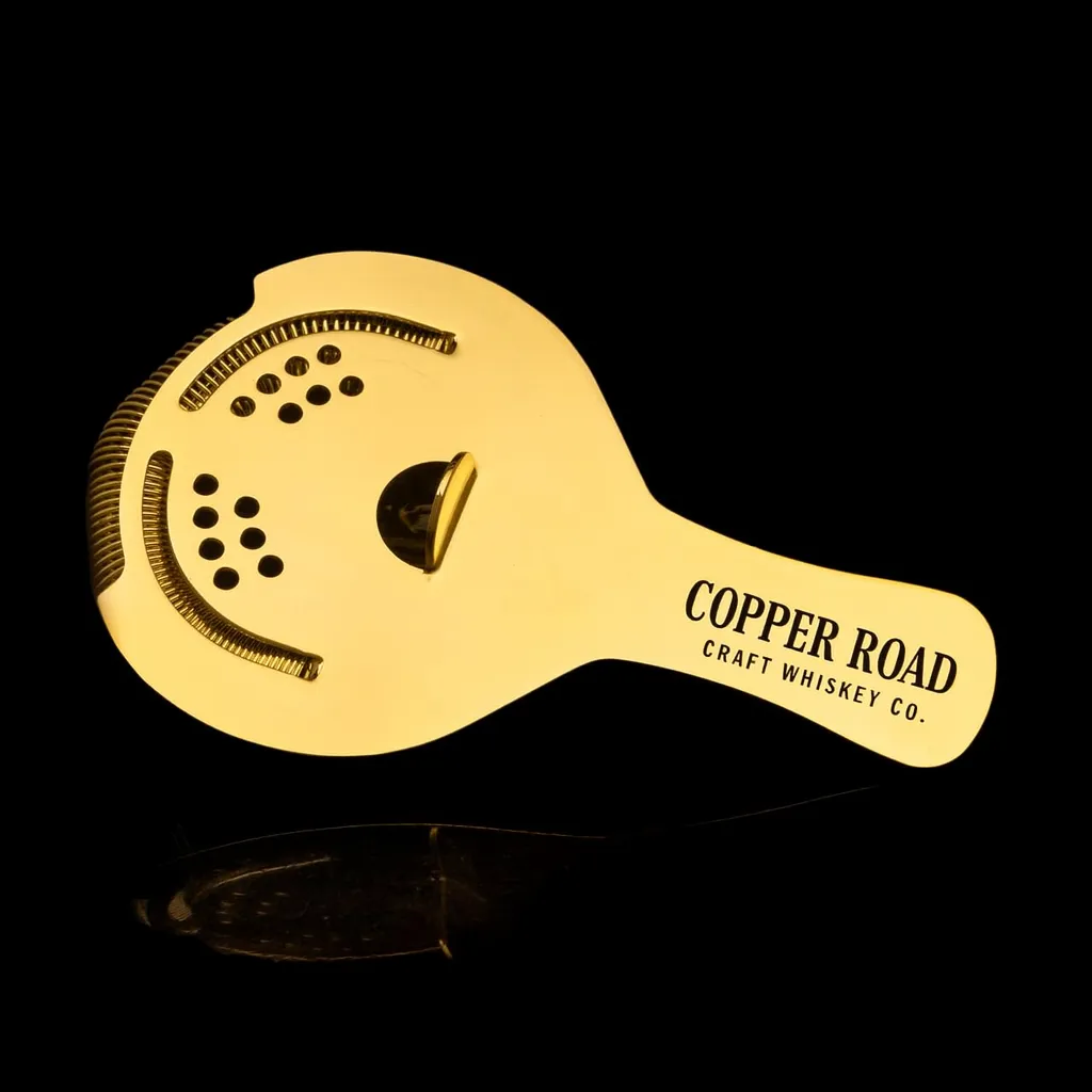 Gold Hawthorne Strainer — custom engraved