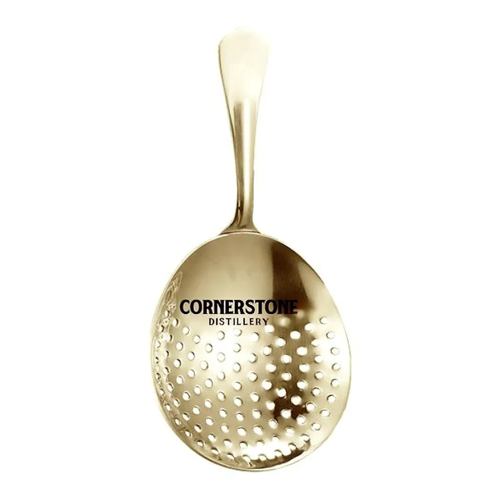Gold Julep Strainer — custom engraved