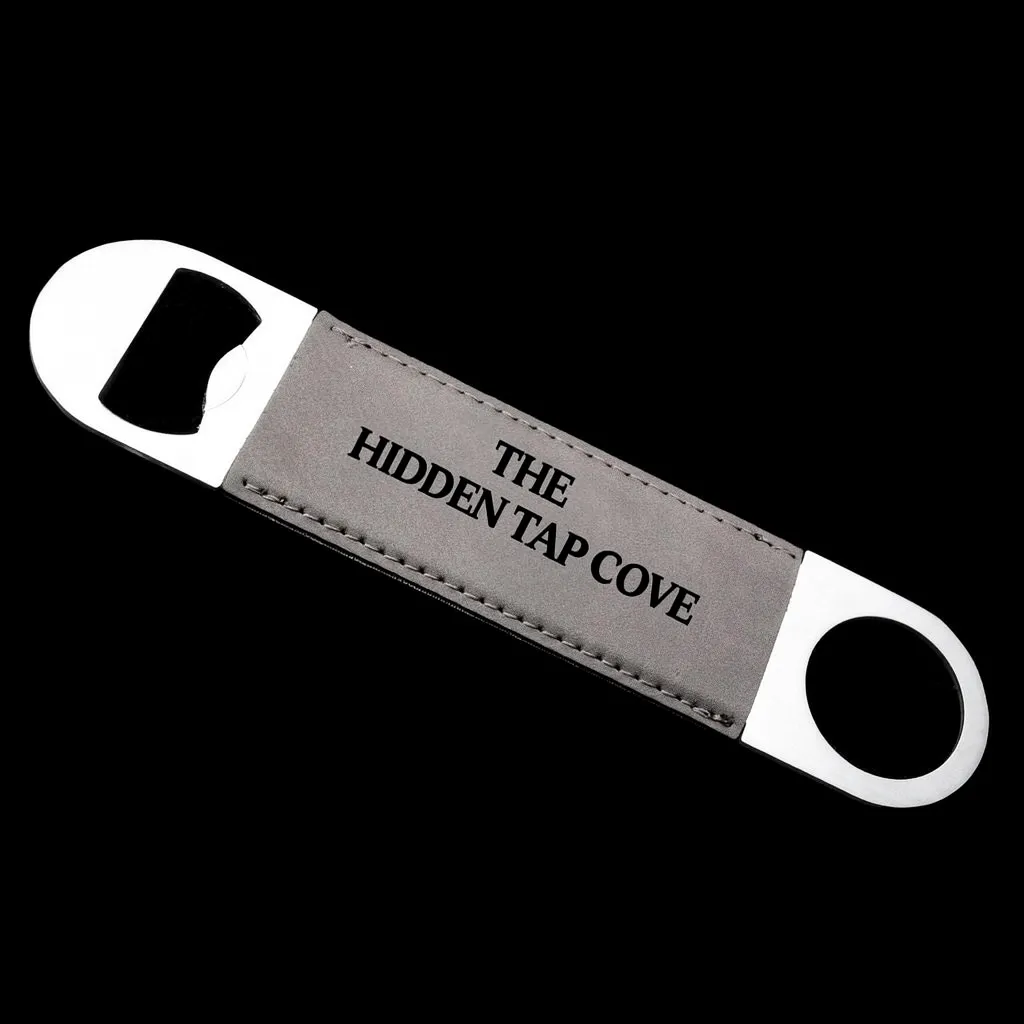 Gray Bottle Opener — custom engraved