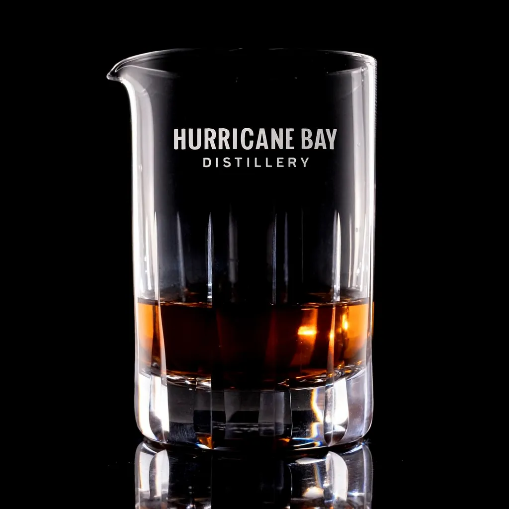 Noble Mixing Glass — custom engraved