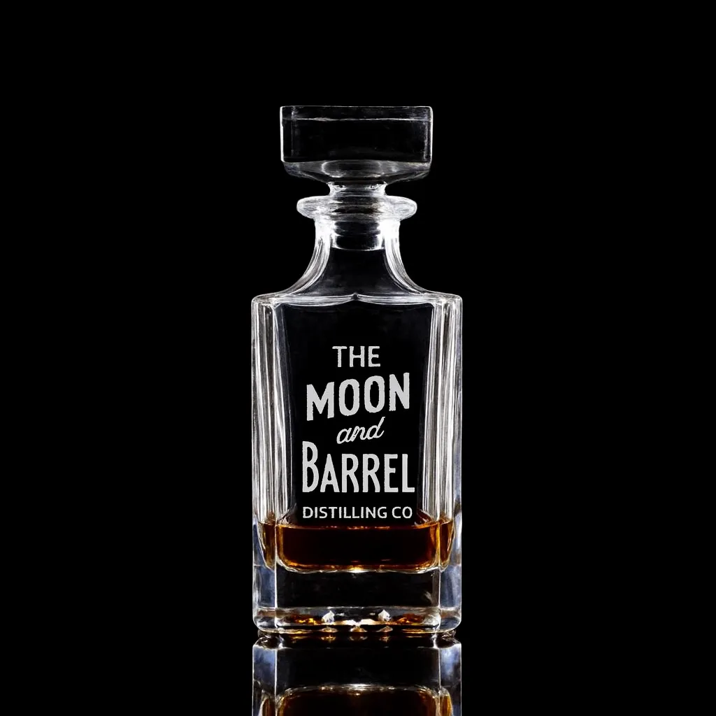 Pint-Size Whiskey Decanter — custom engraved