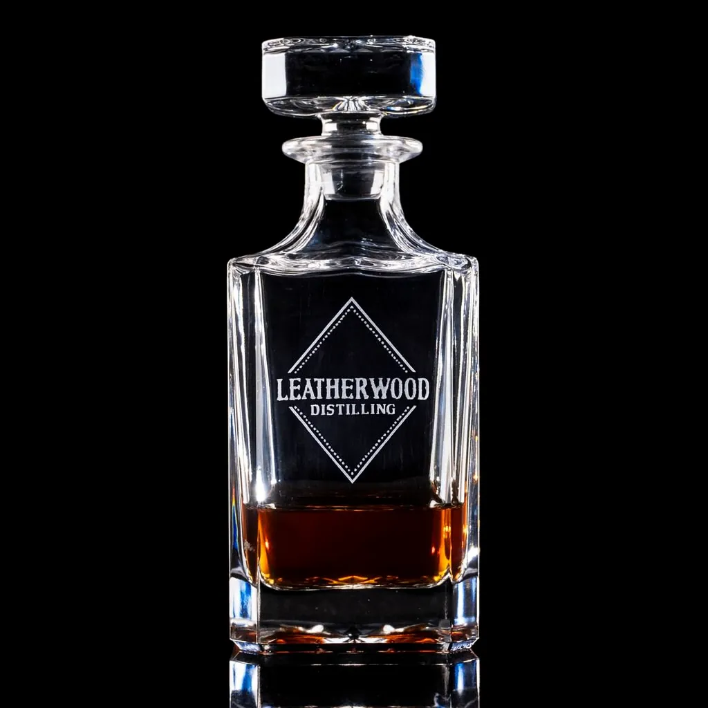 Premium Whiskey Decanter — custom engraved
