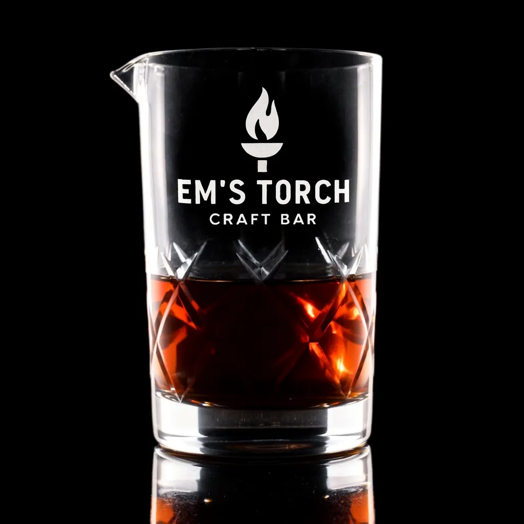 Yarai Mixing Glass — custom engraved